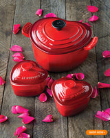 Le Creuset 心形砂锅 20 厘米/1.9 升 - 樱桃色